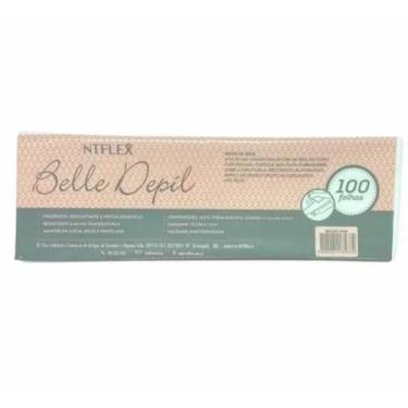 Imagem de Perlon folhas para depilação belle depil-100 un - ntflex