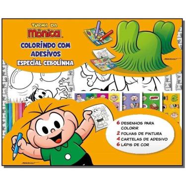 Imagem de Turma da Monica Colorindo C/ Adesivo Especial vol.02 - Cebolinha