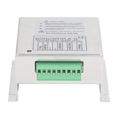 Imagem de Carregador de Bateria Automtaic para Bateria de 12V 24V, Carregamento de 5A Em 2 Estágios Máximo 220-240VAC, Revestimento Em Liga de Alumínio e Dissipação de Calor Eficiente,