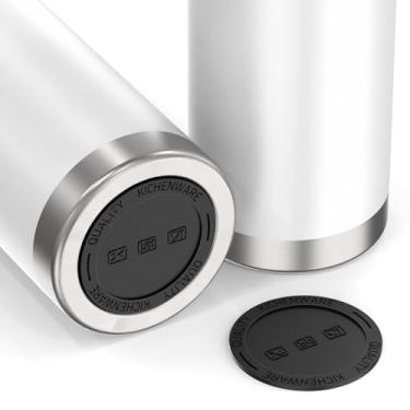 Imagem de Linkidea Pacote com 6 protetores para fundo de garrafa de água compatíveis com YETI Rambler Bottle 26 oz, silenciador de fundo de garrafa de água de silicone, protetor de fundo borracha antiderrapante