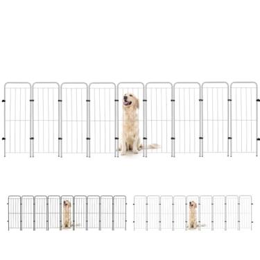 Imagem de Utility Pet & Lar, Cercado Caes Pet Cachorro Grade Cerca 9 Módulos 98 cm Altura Cor:Branco