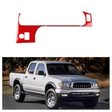 Imagem de IKUESM Compatible with Toyota Tacuma (Special Edition) 2001 2002 2003 2004 Black/Red Carbon Fiber Speedometer Wraparound Sticker 3pcs/set(Red)