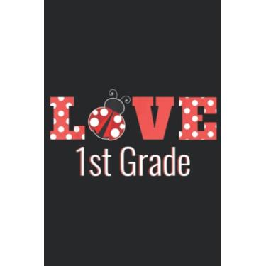Imagem de Love 1st Grade Back To School Ladybug Teacher Family: Daily Planner Notepad To Do Schedule, Medium 6x9 Inches, 120 Pages, Printed Cover
