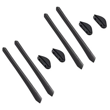 Imagem de BLAZERBUCK Meias auriculares e nariz de substituição para óculos Oakley Crosslink Zero - Preto + Preto