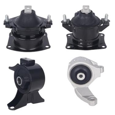 Imagem de Autoround Motor de motor e kit de montagem Trans compatível com Acura MDX 2007-2009 V6 3.7L transmissão automática, substitui OE A4526HY A65016 A4527HY A65022, conjunto de 4