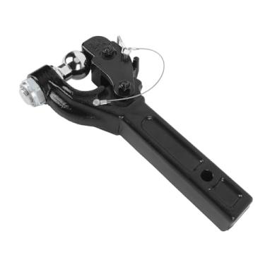 Imagem de Engate de Gancho Pintle Com Bola de Reboque de 2 Polegadas 16000 Libras 15 pol. Comprimento Combinação de Montagem de Receptor Engate de Reboque Pintle Hitch Gancho Receptor para