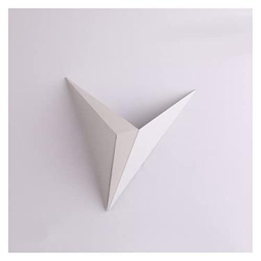 Imagem de Arandela moderna, luminárias de parede LED modernas e minimalistas em formato de triângulo - estilo luminárias de parede internas luzes de sala de estar 3W - iluminação simples (branco, bran