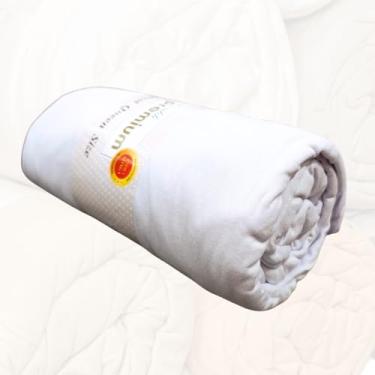 Imagem de Lençol Avulso Queen com Elástico Malha 100% Algodão Vivaldi Premium Sul Brasil (Branco)