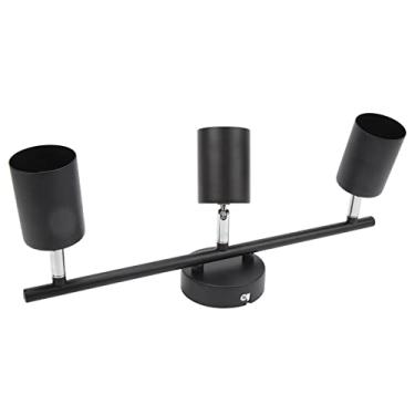 Imagem de Kit de Iluminação de Trilho LED, Preto Fosco, Ajustável e Flexível, Com Parafusos e Ventosa Incluídos, para Lâmpada de Teto de, Faróis de Banheiro