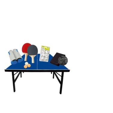 Imagem de MESA DE PING PONG OFICIAL MDP 15mm KLOPF 1013 + Kit ping pong + Rede R
