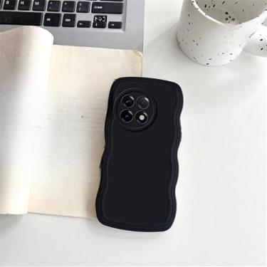 Imagem de Para Oneplus Ace 2 2V 2Pro Capa de TPU macia estilo onda de luxo para Oneplus Ace Pro Capa de telefone de silicone protetora completa à prova de choque, preta, para OnePlus Ace 2V
