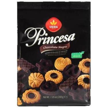 Imagem de Biscoitos Sortidos De Chocolate Negro Vieira Princesa 200G
