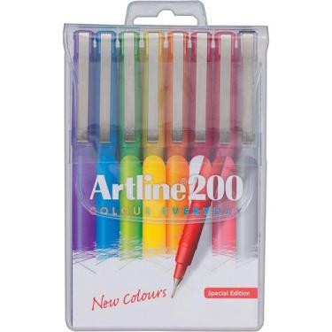 Imagem de Caneta Hidrográfica 0,4 mm EK-200 8 unid - Artline - Tilibra