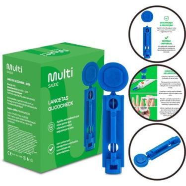 Imagem de Lancetas Para Lancetador 28g Universal 100 Unidades - Multi