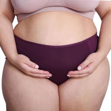 Imagem de Calcinha Gestante Plus Size Dia a Dia Conforto em Microfibra - Vislumb
