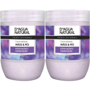 Imagem de 2UN Esfoliante Mãos Pés Óleo Semente Uva 650g D'agua natural - D'Água 