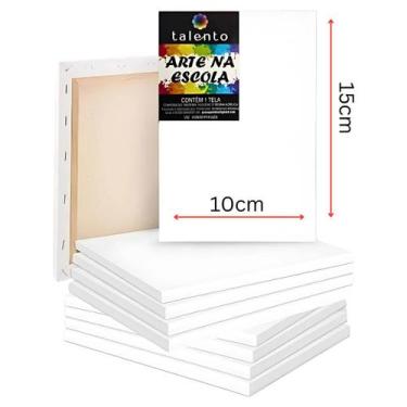 Imagem de Kit 6 Telas Artística / Escolar para Pintura 10x15cm Talento