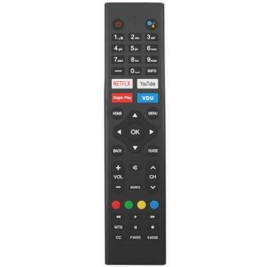 Imagem de Controle remoto de substituição de voz aplicável para Sceptre Android TV A557CV-UMRBX A517CV-UMRBX A658CV-U A550CV-UMC A515CV-UMC A518CV-UMC A435BV-FSRC A558CV-UMC A650CV-UMC A350CV-UMC A350CV-UMC