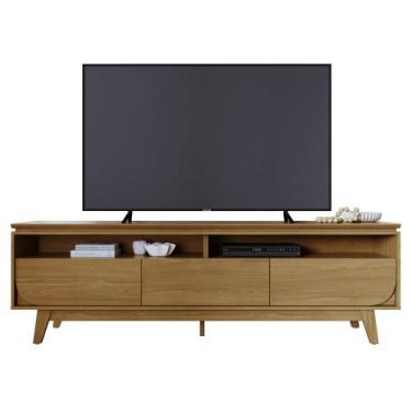 Imagem de Rack Bancada de TV 75 Pol 200cm Celina Z10 Cumaru - Mpozenato, Cumaru,