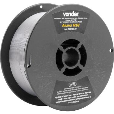 Imagem de Arame Revestido De 0,8 Mm 1 Kg Para Solda Mig Sem Gás Vonder