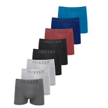 Imagem de Kit 8 Cuecas Masculinas Boxer Microfibra Huxter , Sortida, GG