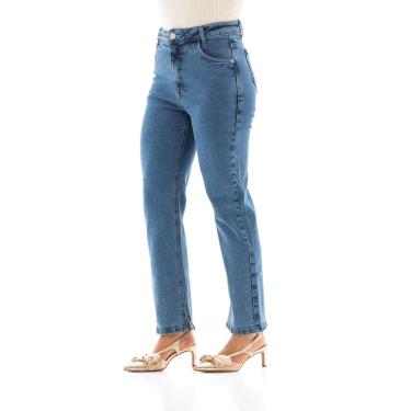 Imagem de Calça Jeans Feminina Arauto Reta Comfy