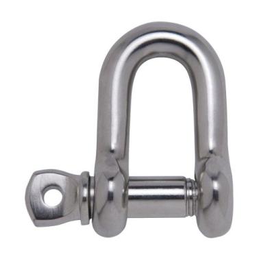 Imagem de Manilha Reta Inox 8mm Náutica Barco Lancha Veleiro Âncora - Noster