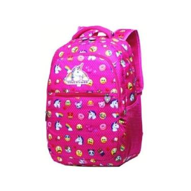 Imagem de Mochila Feminina Escolar Unicórnio Tumblr M3774 - Plat1, rosa