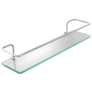 Imagem de Prateleira Porta Shampoo Vidro Reto 30cm