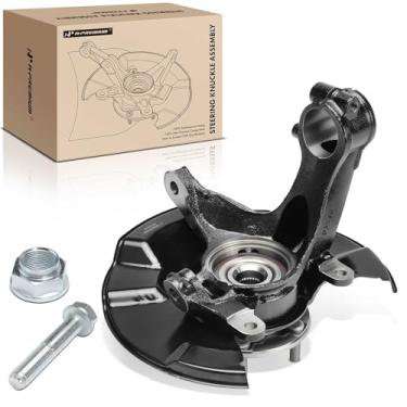 Imagem de A-Premium Substituição do conjunto da junta de direção para Honda Accord 2018-2021, com rolamento de cubo, proteção contra poeira, aço, dianteiro esquerdo