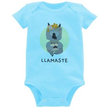 Imagem de Body Bebê Llamastê - Foca na Moda, Azul bebê, P
