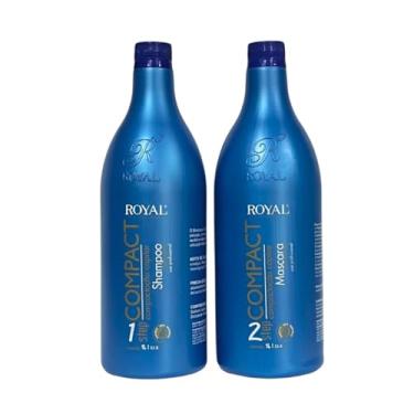 Imagem de Compact, Kit Shampoo e Selagem Termica sem Formol, 1L