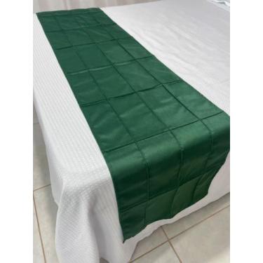 Imagem de Peseira Drapeada Luxo Suede Para Cama King 2.60M x 0,45 CM (ENVIO IMED