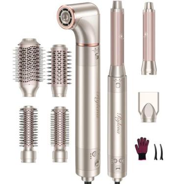 Imagem de Escova para secador de cabelo Rylena Deluxe 8 em 1 Air Styler Pro 2025