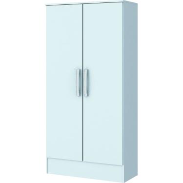 Imagem de Multiuso Sapateira Roupeiro Com 2 Portas B14 Branco - Briz Móveis