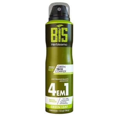 Imagem de Desodorante Antitranspirante Herbissimo Bis 4 em 1 Green Leaf aerossol com 150mL