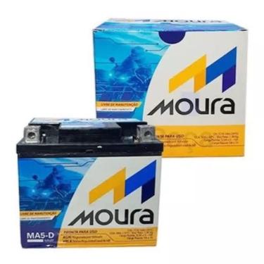Imagem de Bateria Para Moura Moto Ma5-d 5 Ah Honda Yamaha Suzuki