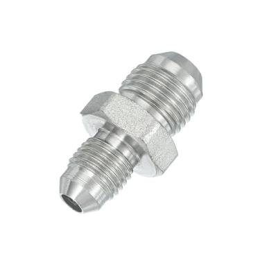 Imagem de PATIKIL Conectores hexagonais redutores adaptador de tubo 7/40.6 cm macho 37° Flare JIC x 9/40.6 cm BSPT adaptador reto macho, adaptador de bico redutor de encaixe de tubulação, encaixe hidráulico de
