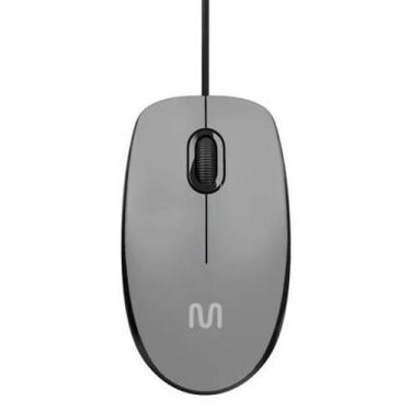 Imagem de Mouse Com Fio Usb Cinza 1200 Dpi Mo387 - Multi - Multilaser