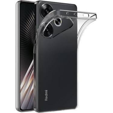 Imagem de Capa para Xiaomi Mi Poco F6 / Redmi Turbo 3 (6,67 polegadas) MaiJin Capa Traseira Transparente de Gel de Borracha TPU Macio
