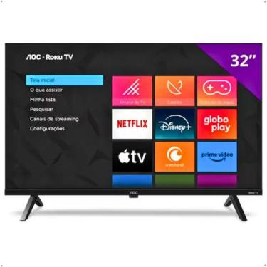 Imagem de Smart TV Led 32" Hd WI-FI Roku HDMI USB AOC