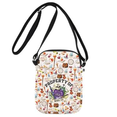 Imagem de JNIAP Bolsa tiracolo D20 Dice Warlock, presente de classe Warlock, Elite Warrior, bolsa de ombro Eldritch Blast Gifts, Warlock Cb, Ajuste