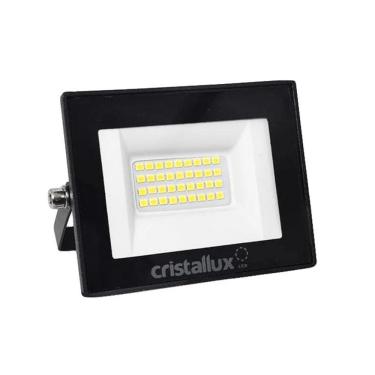 Imagem de Refletor Preto Led 50W 6500K Biv 5000LM IP66 - Cristallux
