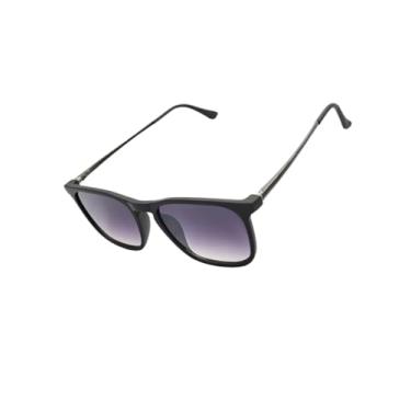 Imagem de Óculos De Sol Quadrado Premium Masculino Proteção Uv400 Original (Preto degradê)