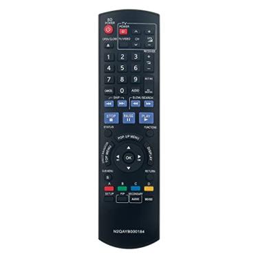 Imagem de ALLIMITY Controle remoto substituído N2QAYB000184 para controle remoto Panasonic Blu-Ray Player DMPBD30AK DMP-BD30 DMP-BD30PP-K DMP-BD55 DMP-BD35 DMP-BD55K DMP-BD35K DMP-BD30K