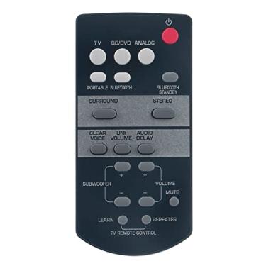 Imagem de ALLIMITY Controle remoto de substituição FSR64-ZG80730 adequado para sistema de barra de som Yamaha Soundbar FSR64ZG80730 FSR64 ZG80730 YAS-152 ATS1520 YAS-152BL ATS-1520 YAS152 ATS-1520BL ATS1520BL