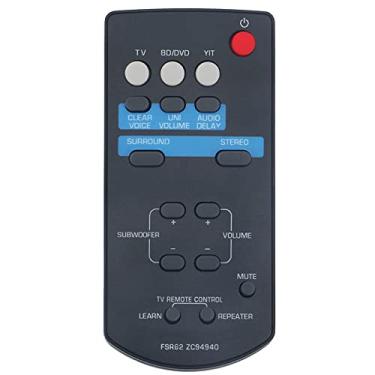 Imagem de Controle remoto de substituição FSR62 ZC94940 adequado para Yamaha Sound Bar YAS-CU201 YAS-201 NS-WSW40 YAS-201BL YASCU201 YAS201 NSWSW40 YAS201BL