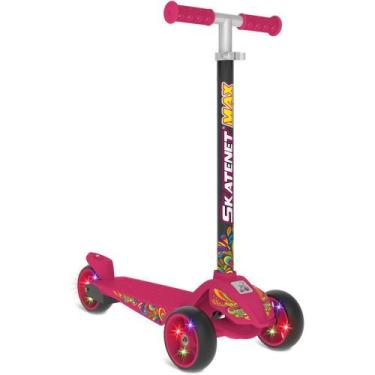 Imagem de Patinete Skatenet MAX LED PINK - B Bandeirante, Pink