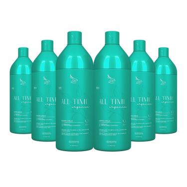 Imagem de Kit 6 Escovas Progressivas Zap All Time Orgânica 1 Litro
