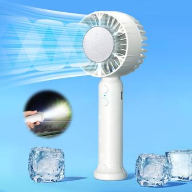 Imagem de WHOLEV Ventilador de resfriamento portátil com modo de refrigeração - Ventilador portátil que sopra ar frio, placa de resfriamento de 3 velocidades com bateria recarregável e resfriamento rápido para